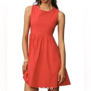 Maeve New NWOT Sleeveless Pink High Neck Back Bow Mini Dress Small